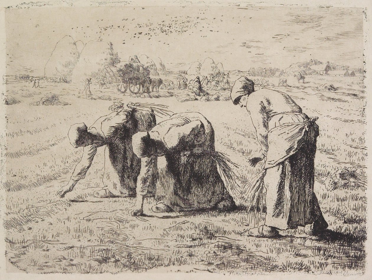 Die Ährenleserinnen da Jean-Francois Millet