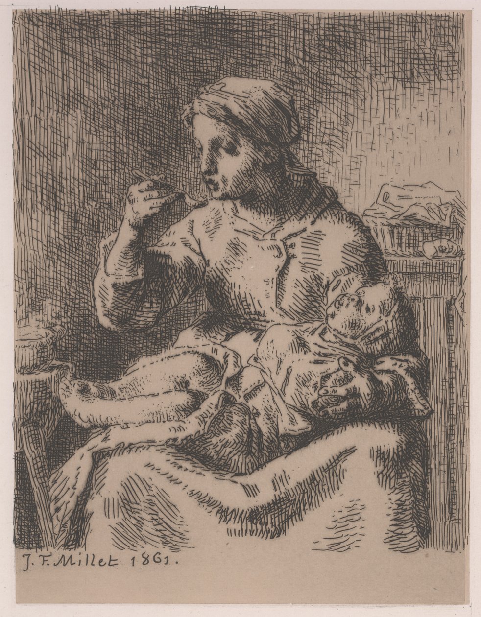 Il brodo da Jean Francois Millet