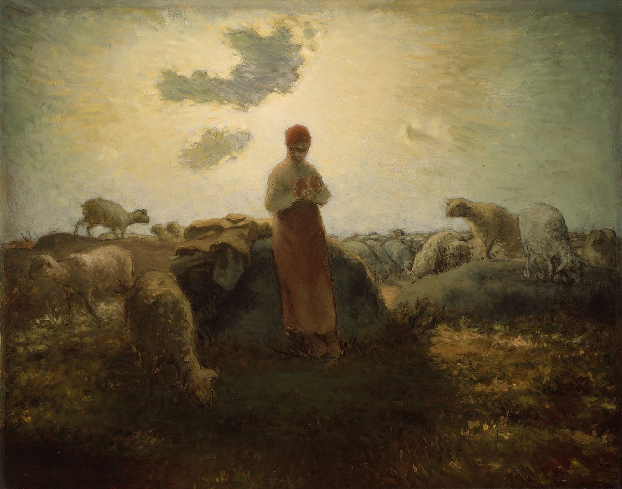 Il guardiano del gregge da Jean-Francois Millet