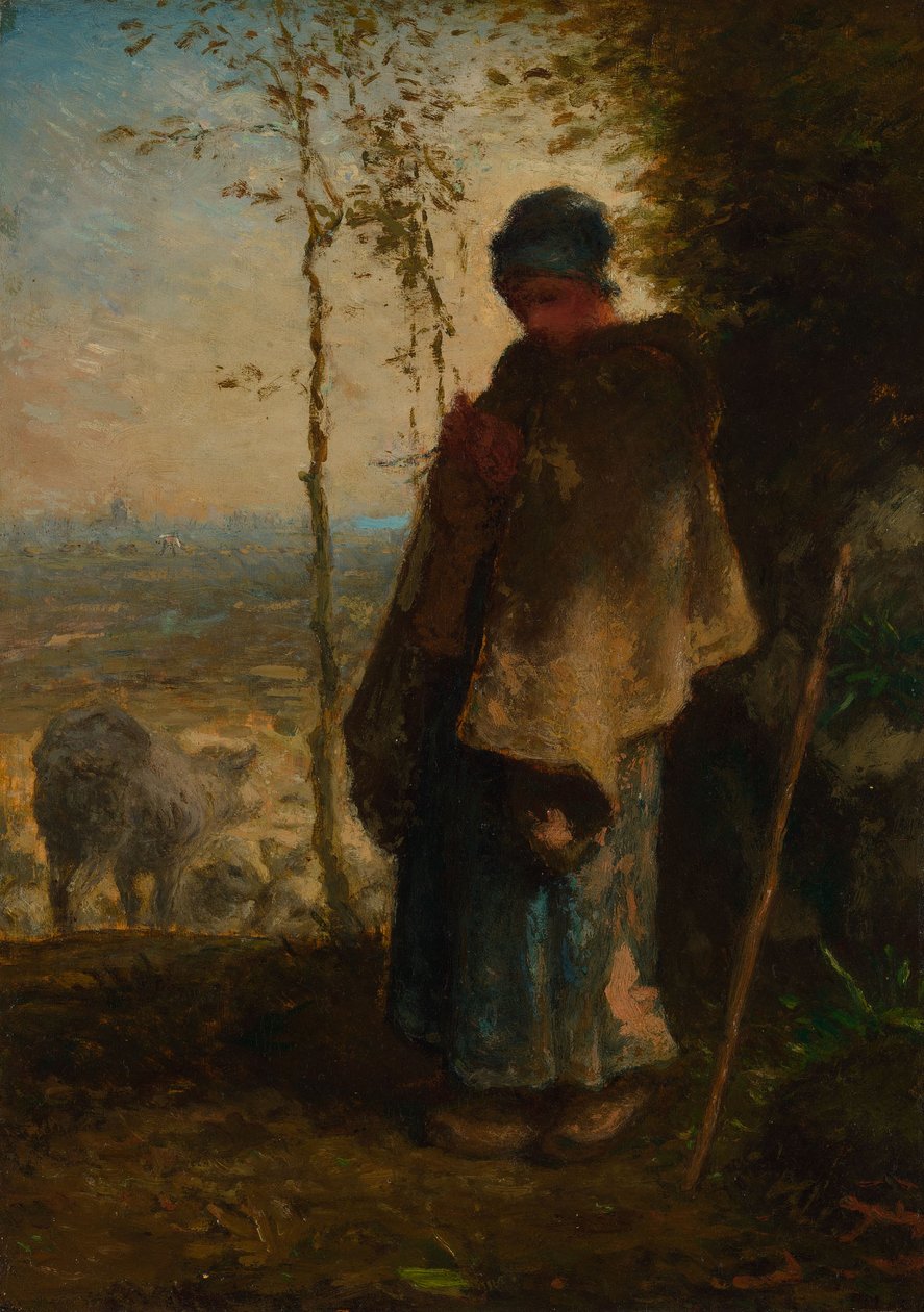 La pastorella da Jean-Francois Millet