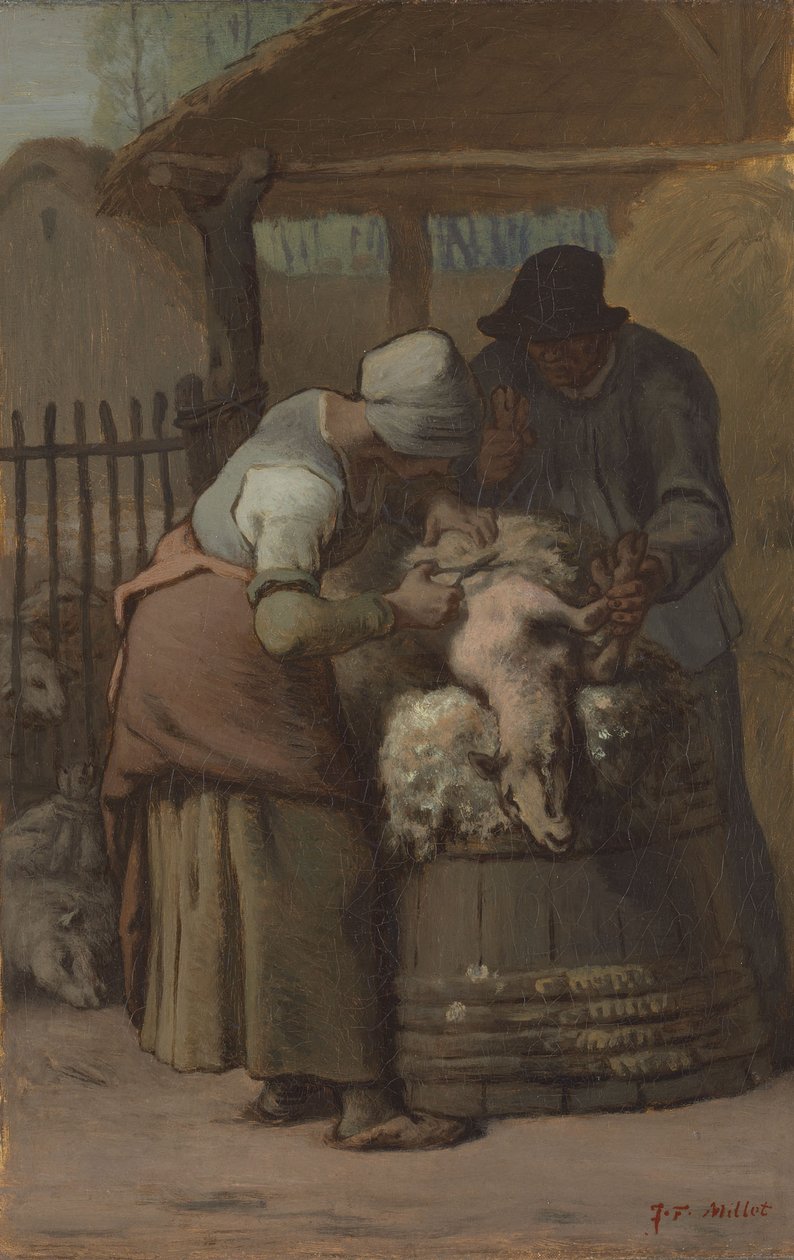 I mangiatori di pecore da Jean-Francois Millet