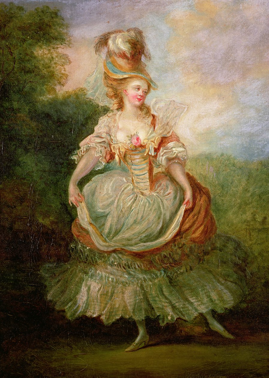 Ballerina con scollatura a rosa da Jean Frederic Schall