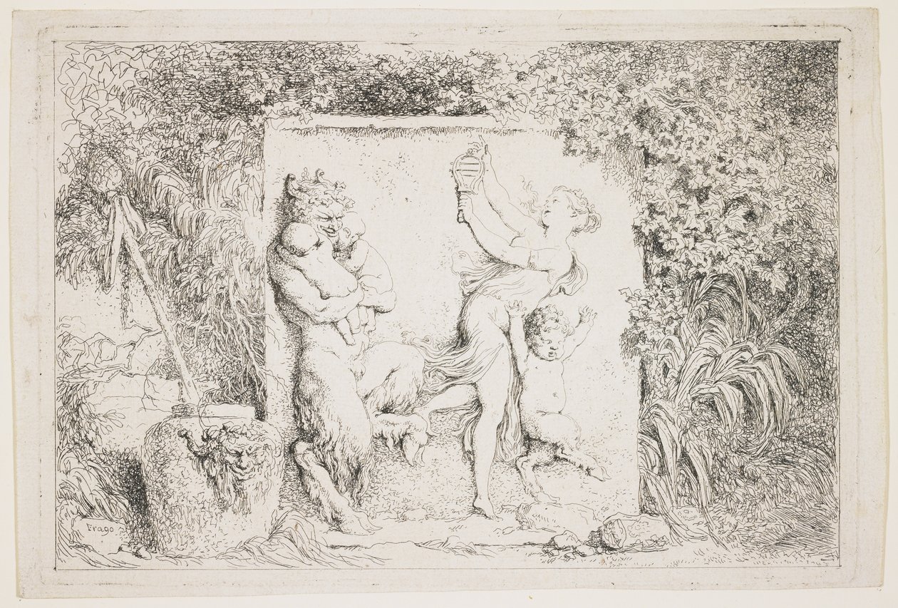 La danza dei satiri da Jean Honore Fragonard