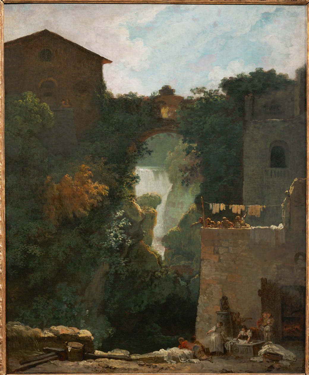 Cascatelles de Tivoli - waterfalls of Tivoli, Rome … da Jean Honore Fragonard