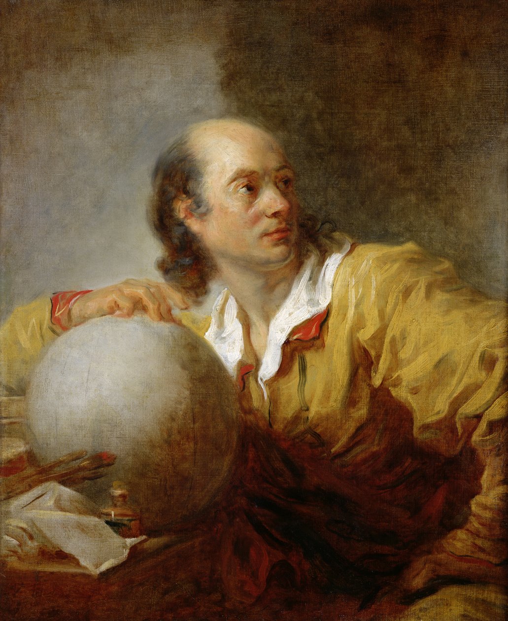 Joseph-Jerome Lefrancois Lalande (1732-1807) da Jean Honore Fragonard