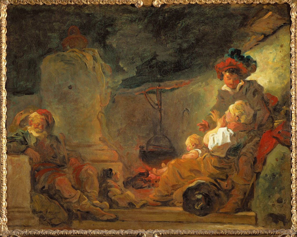 Il sogno del mendicante ... da Jean Honore Fragonard