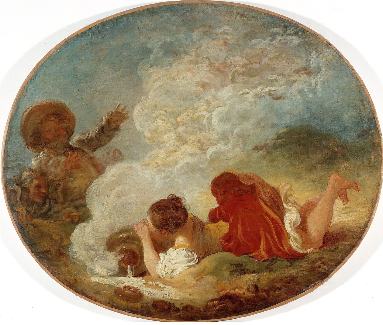 Perrette und der Milchtopf da Jean-Honore Fragonard