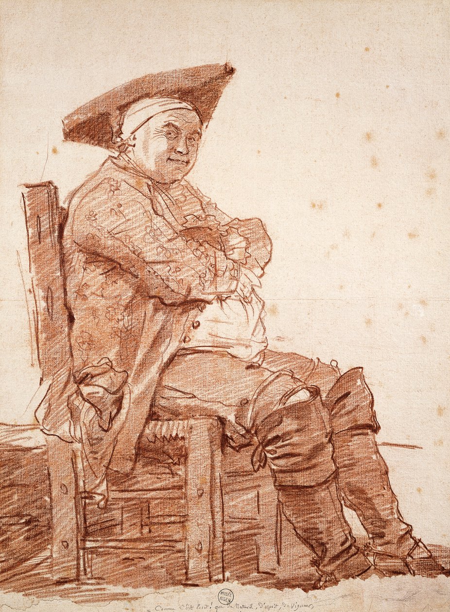 Ritratto di uomo seduto, noto come Postiglione da Jean Honore Fragonard