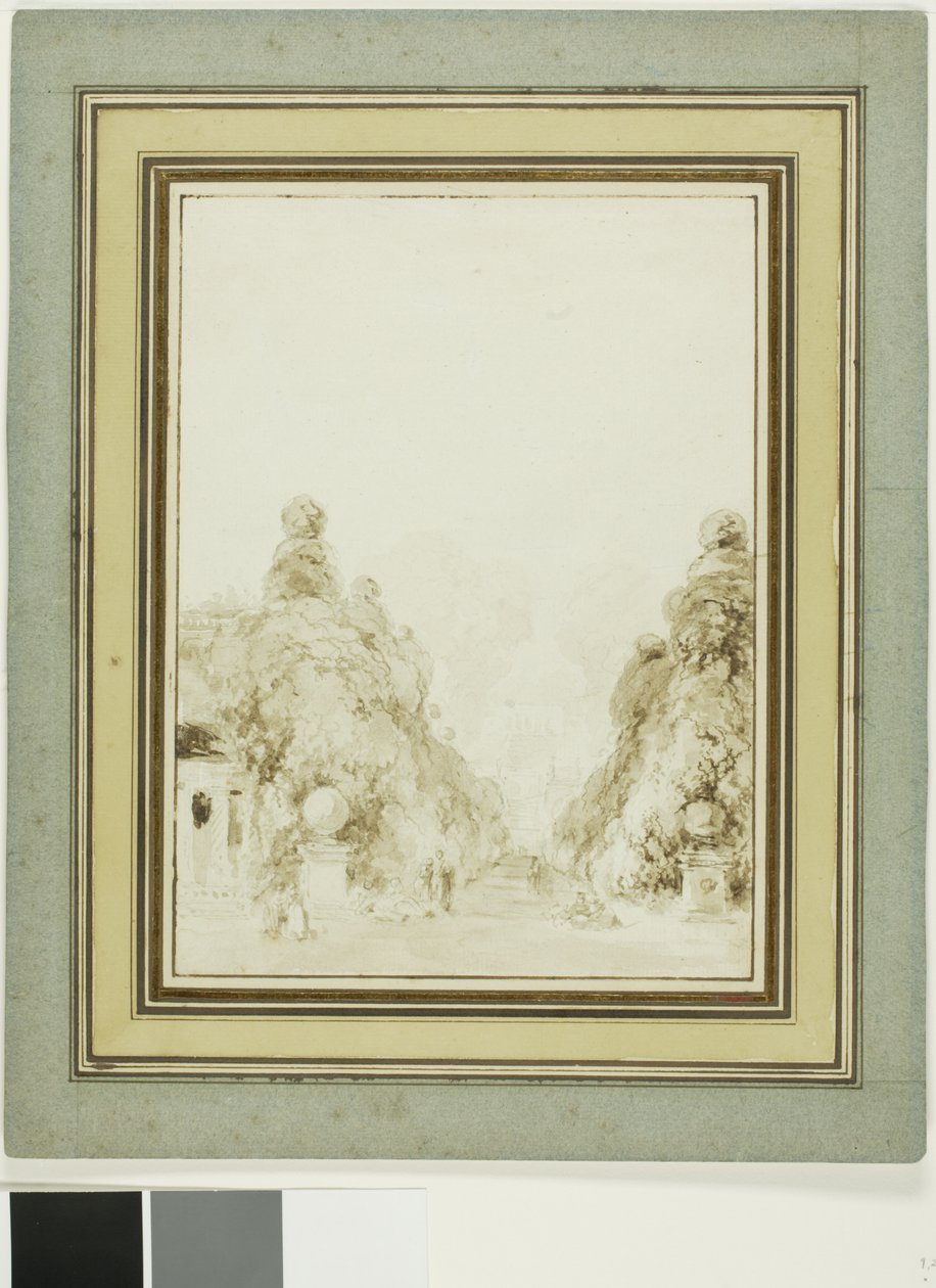 Vista del parco di Saint-Cloud da Jean-Honore Fragonard