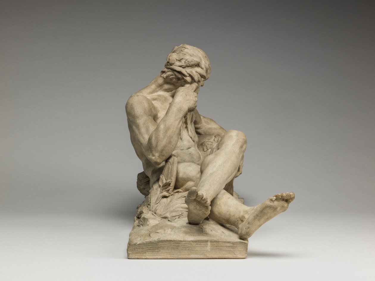 Dio del fiume, 1755 (terracotta) da Jean Jacques Caffieri