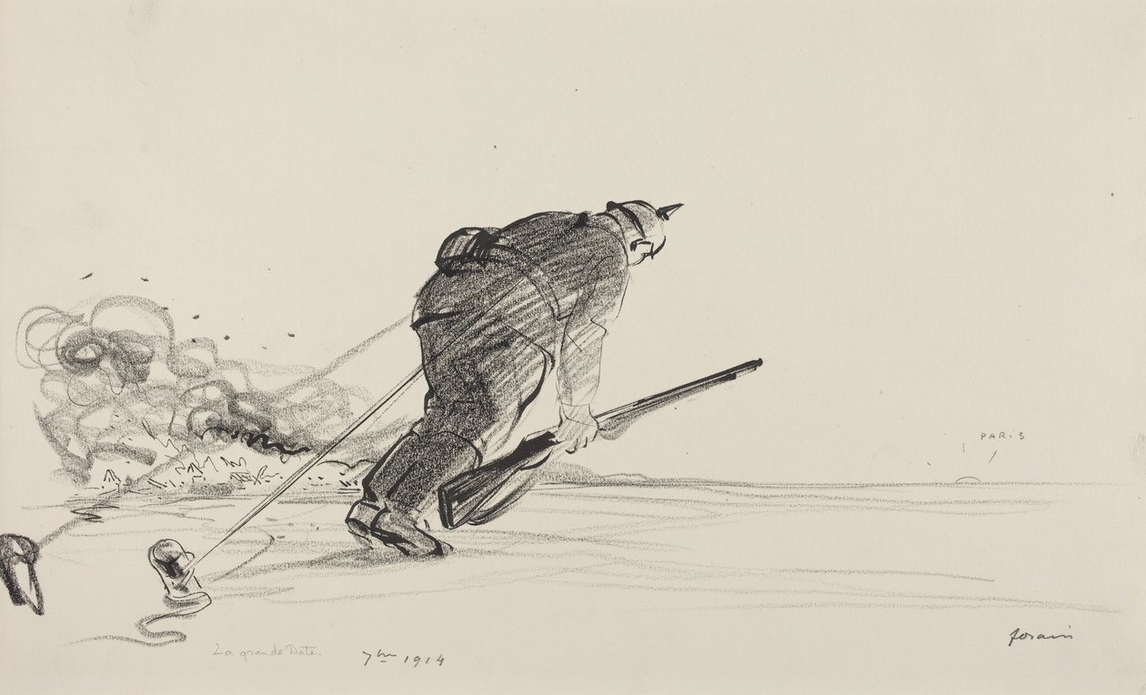 7me 1914, c.1914-1919 (disegno a inchiostro) da Jean-Louis & Caran D