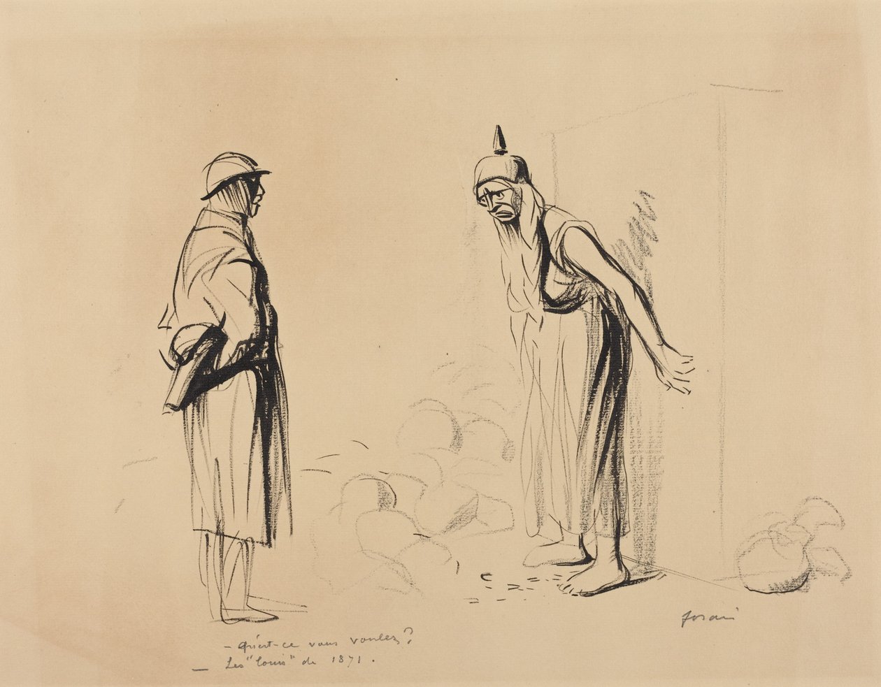 «Che cosa volete?» - «I “louis” del 1871» da Jean-Louis Forain
