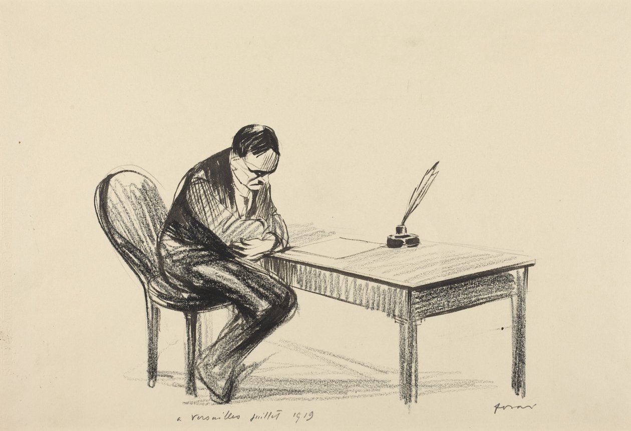 A Versailles, luglio 1919 da Jean-Louis Forain