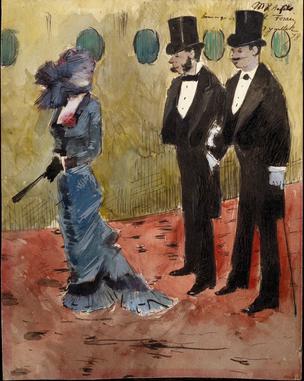 A teatro da Jean-Louis Forain
