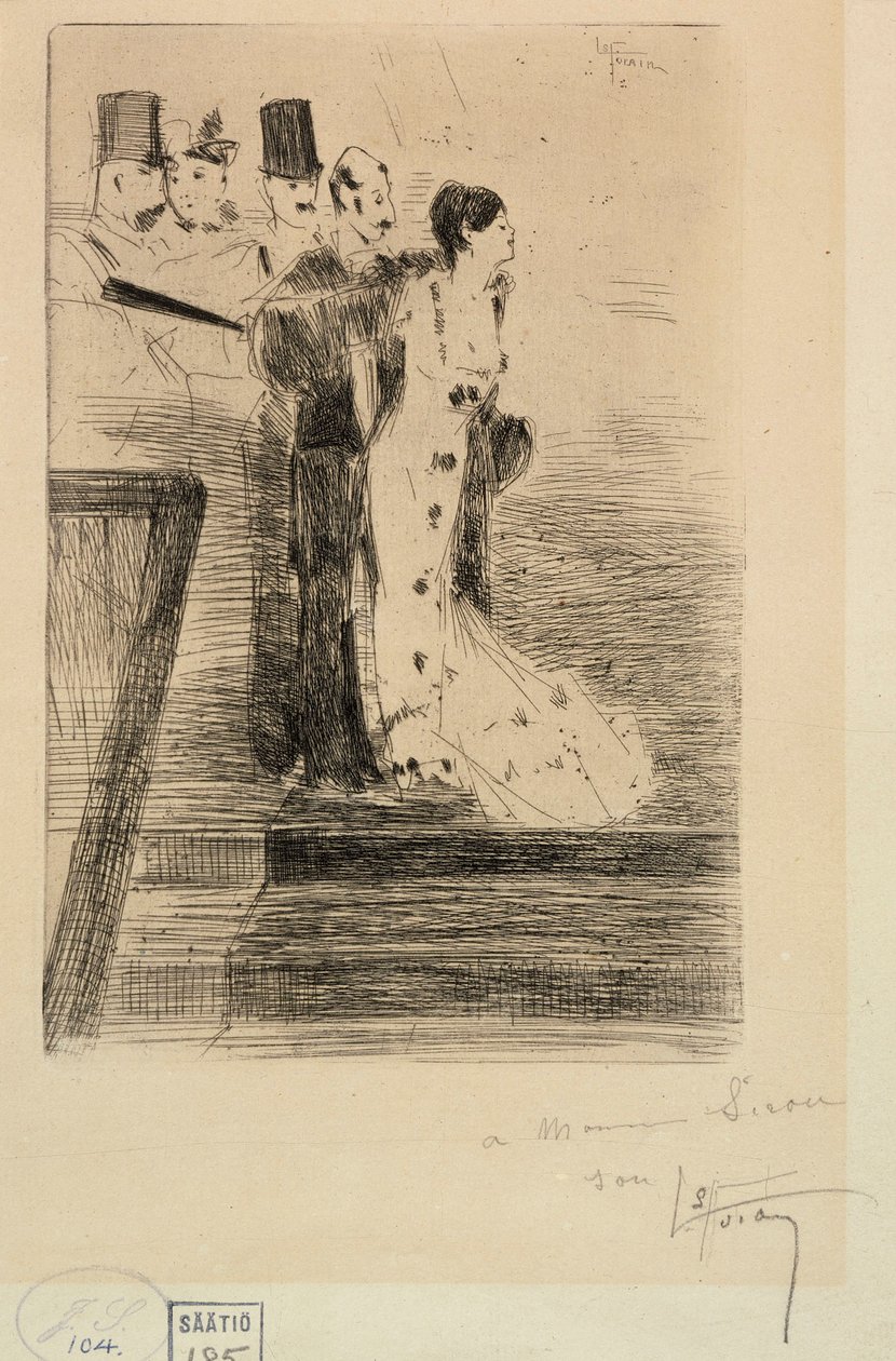 Entrare alla festa da Jean-Louis Forain
