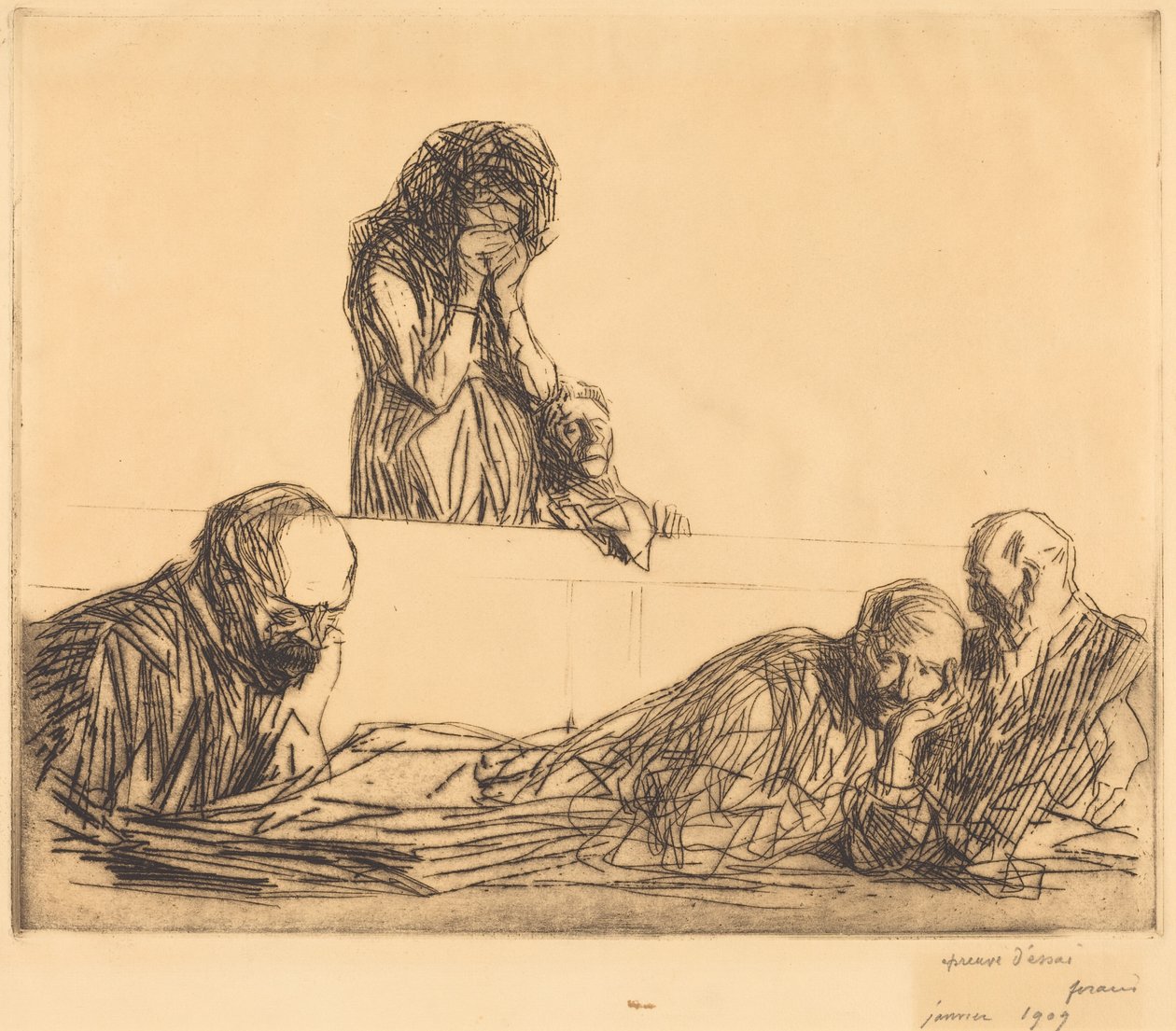 Madre nubile, prima tavola da Jean-Louis Forain