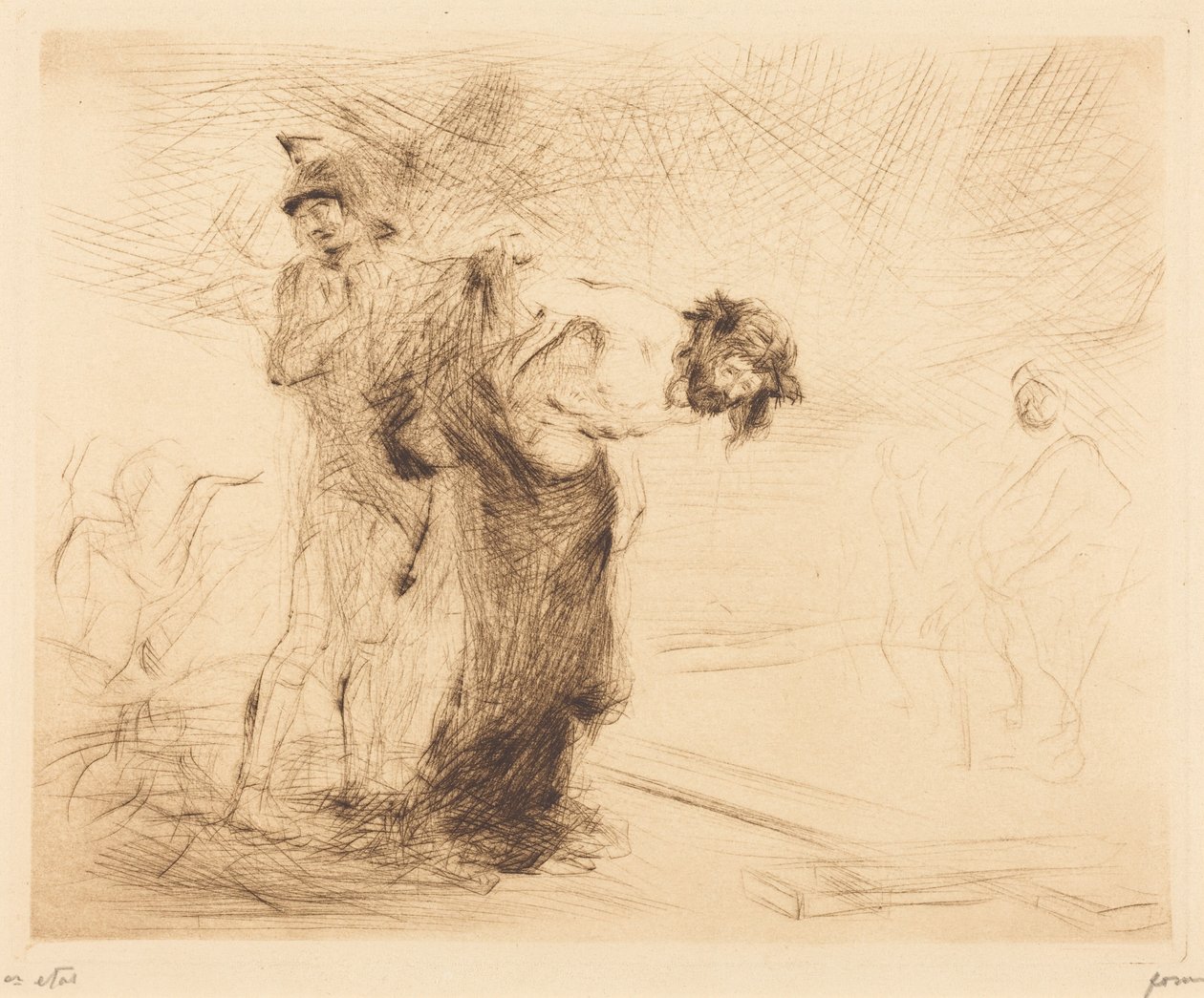 Il Cristo spogliato delle sue vesti (Christ Stripped of His Clothes) da Jean-Louis Forain