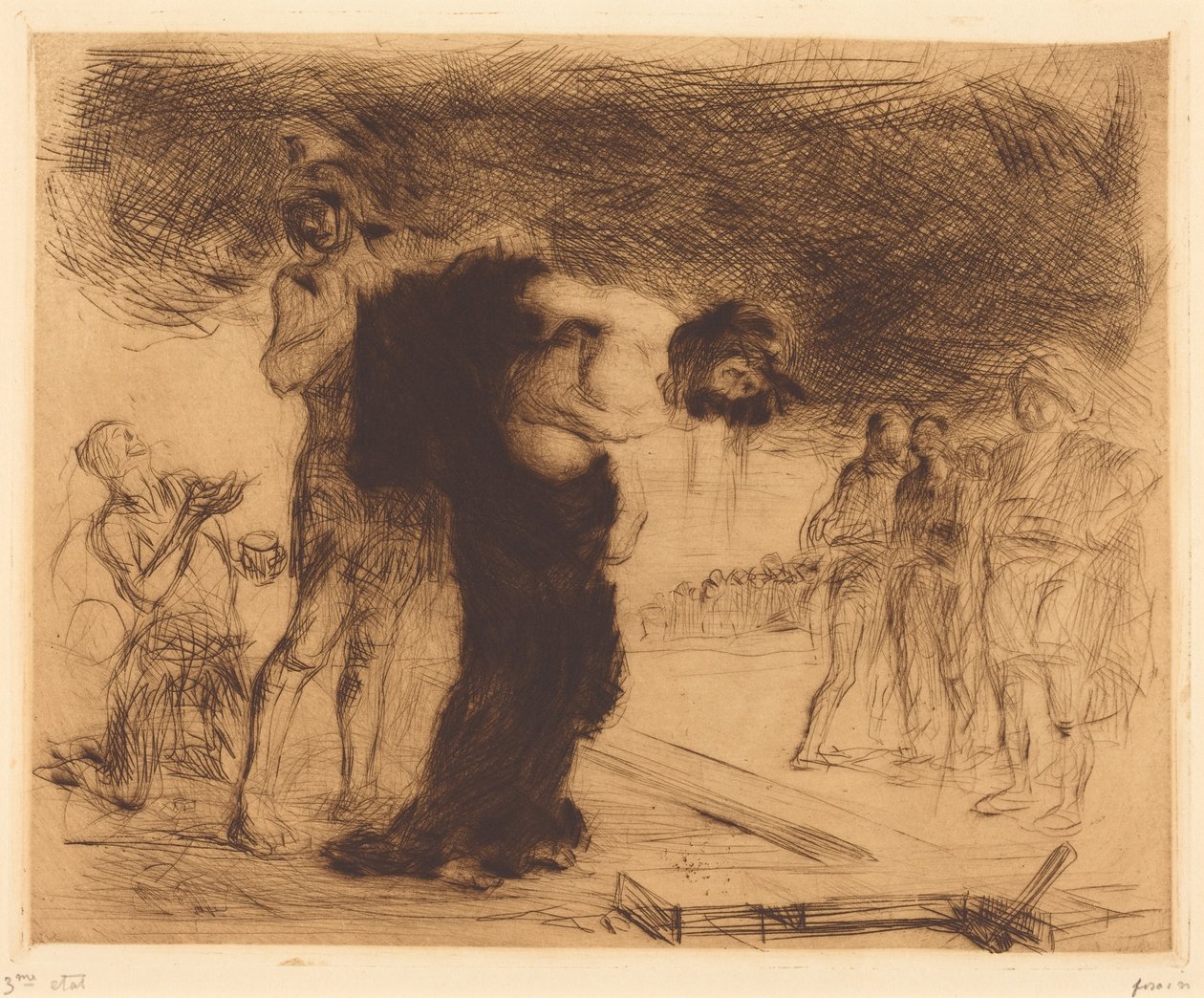 Cristo spogliato delle sue vesti da Jean-Louis Forain