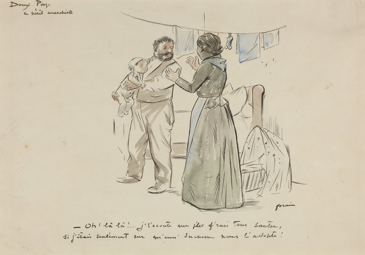 Il pericolo anarchico da Jean-Louis Forain