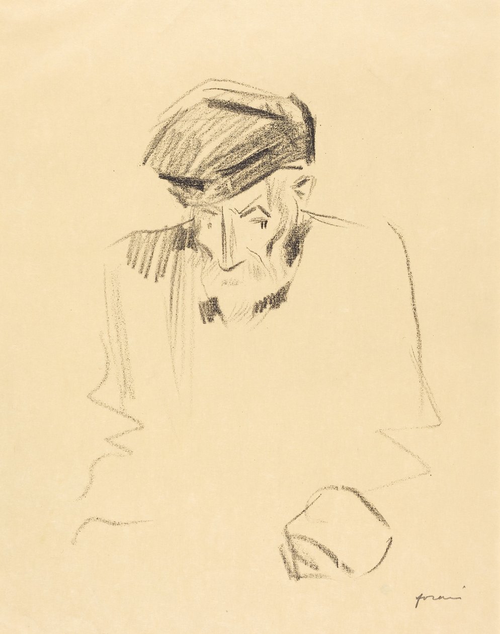 Ritratto di Renoir (seconda tavola) da Jean-Louis Forain