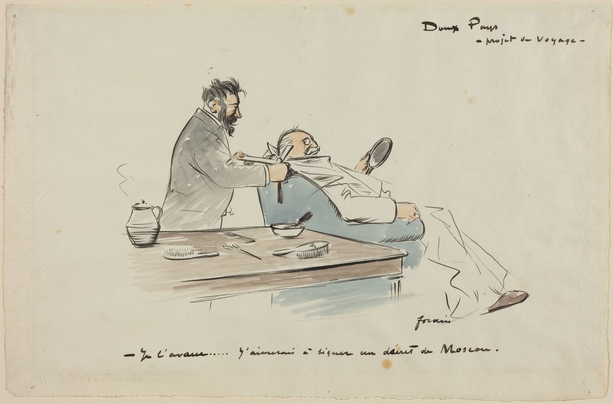 Progetto di viaggio da Jean-Louis Forain
