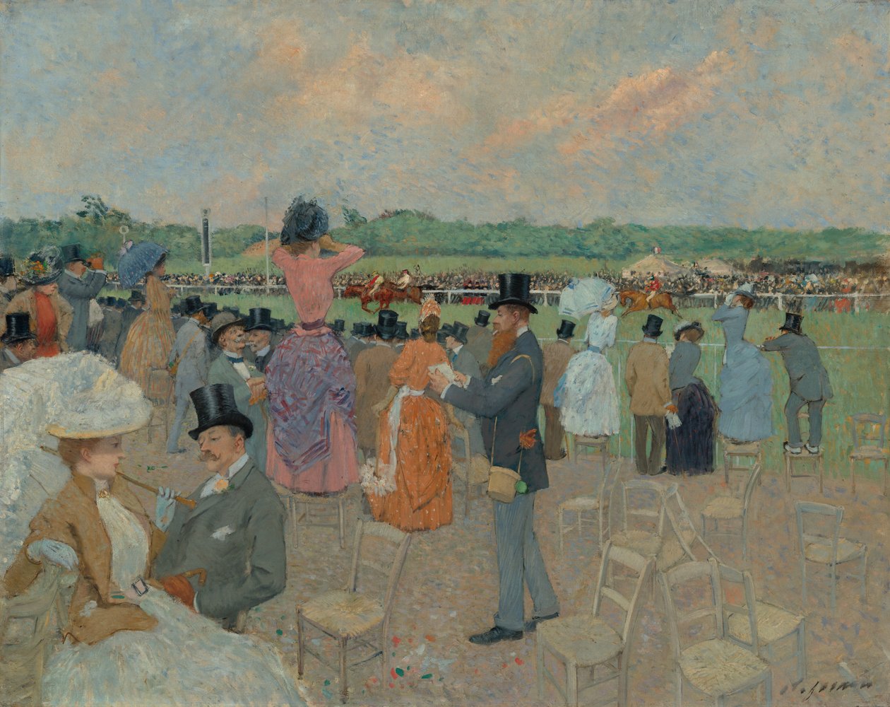Le corse a Longchamp da Jean-Louis Forain