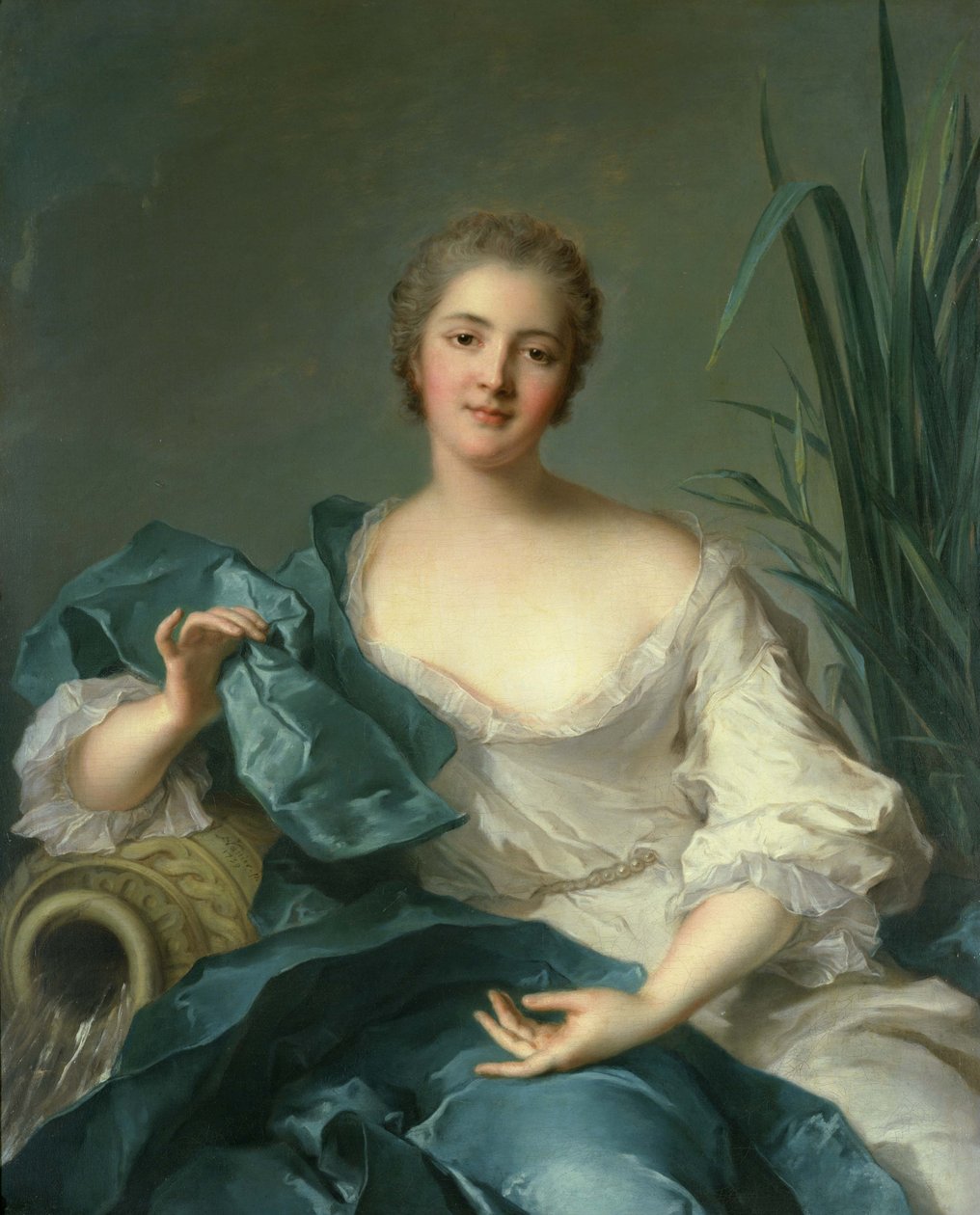 Ritratto di Madame Marie-Henriette Bertolo de Pleneuf. da Jean-Marc Nattier