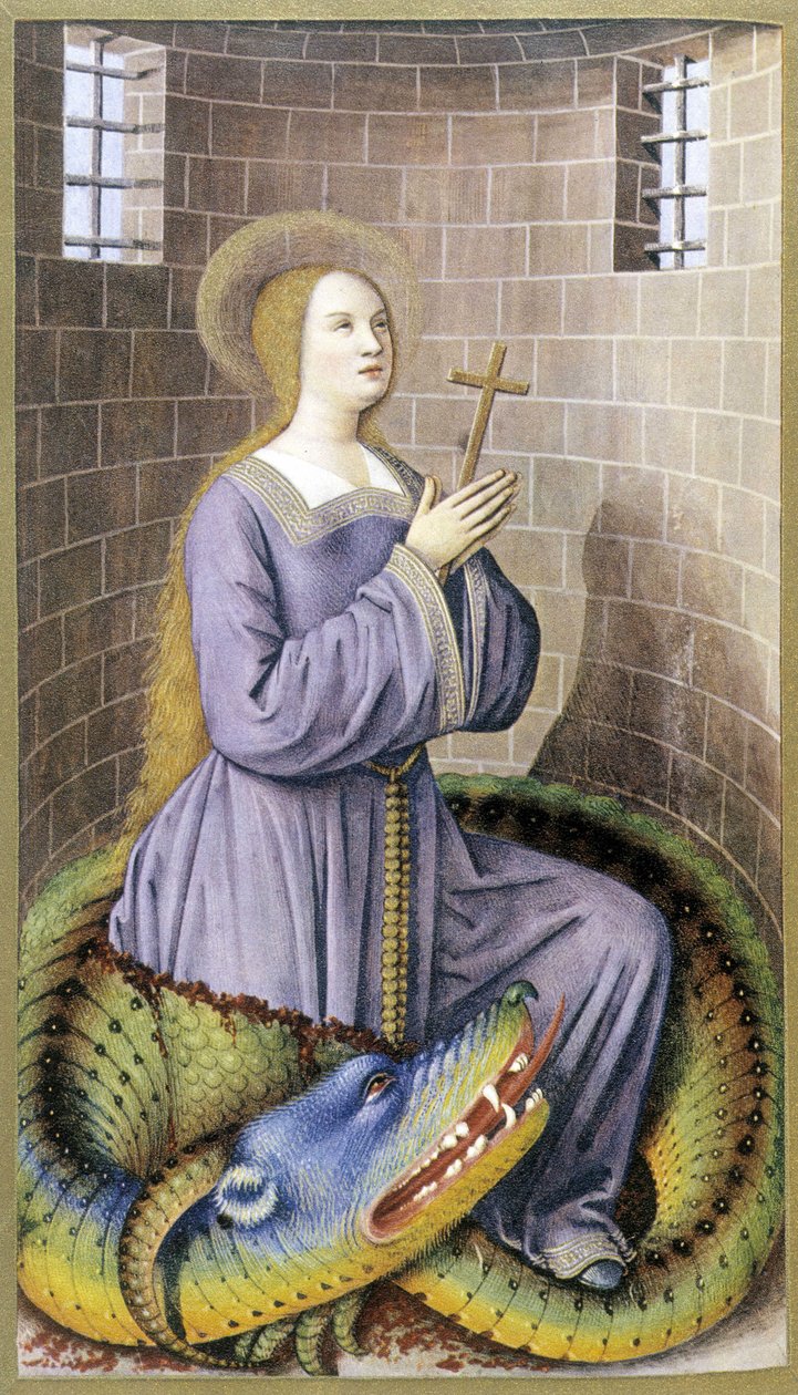 Santa Margherita, dopo Jean Bourdichon, Le Ore di Anna di Bretagna da Jean (after) Bourdichon