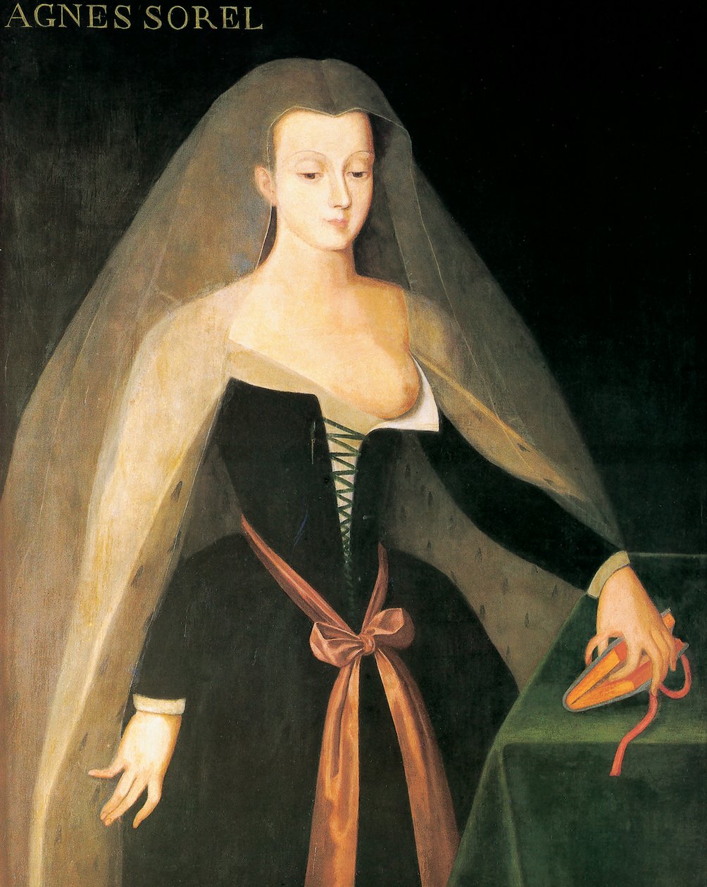 Ritratto di Agnès Sorel da Jean (after) Fouquet