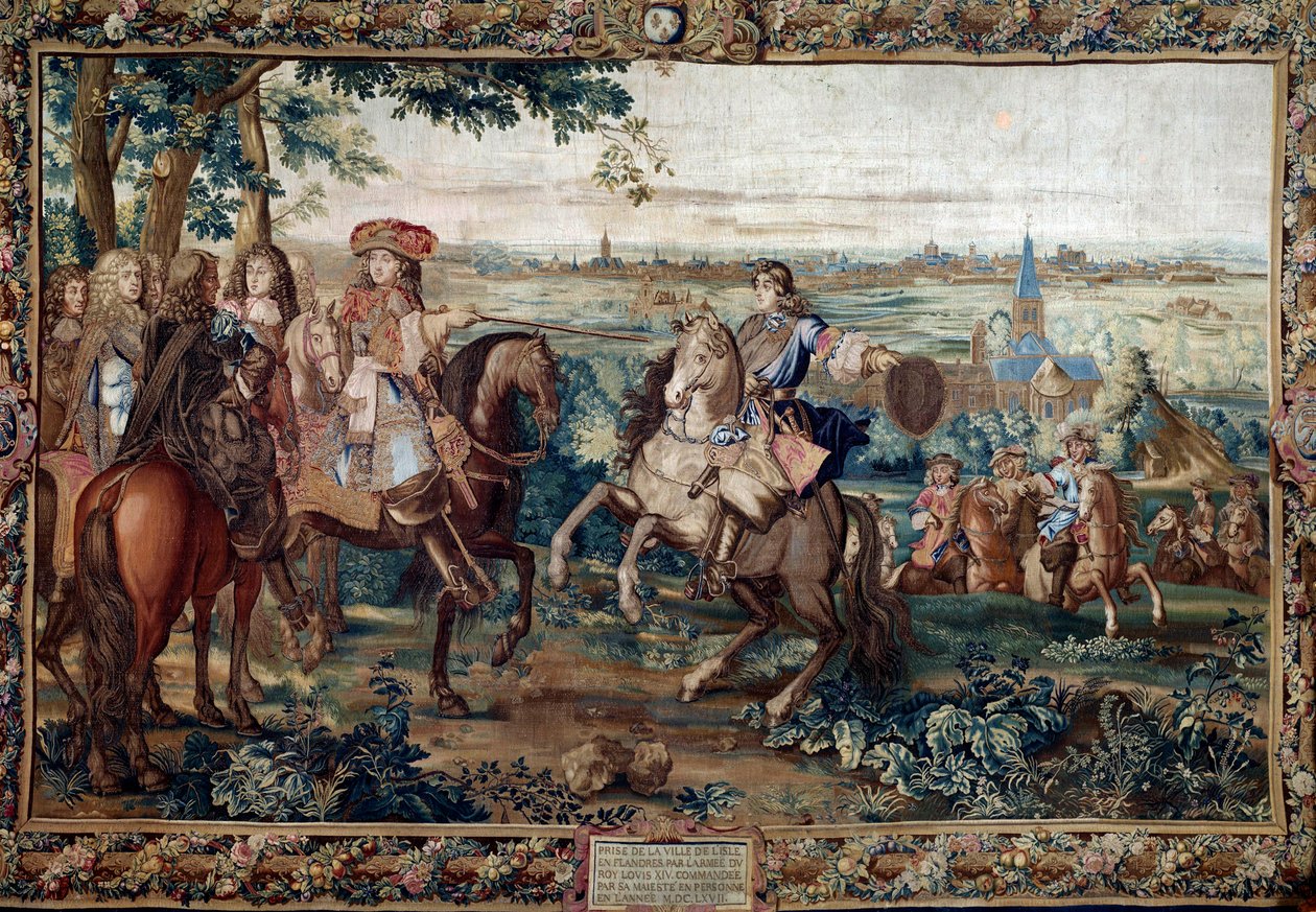 Cattura di Lille da parte di Luigi XIV, agosto 1667 da Jean (workshop) Mozin