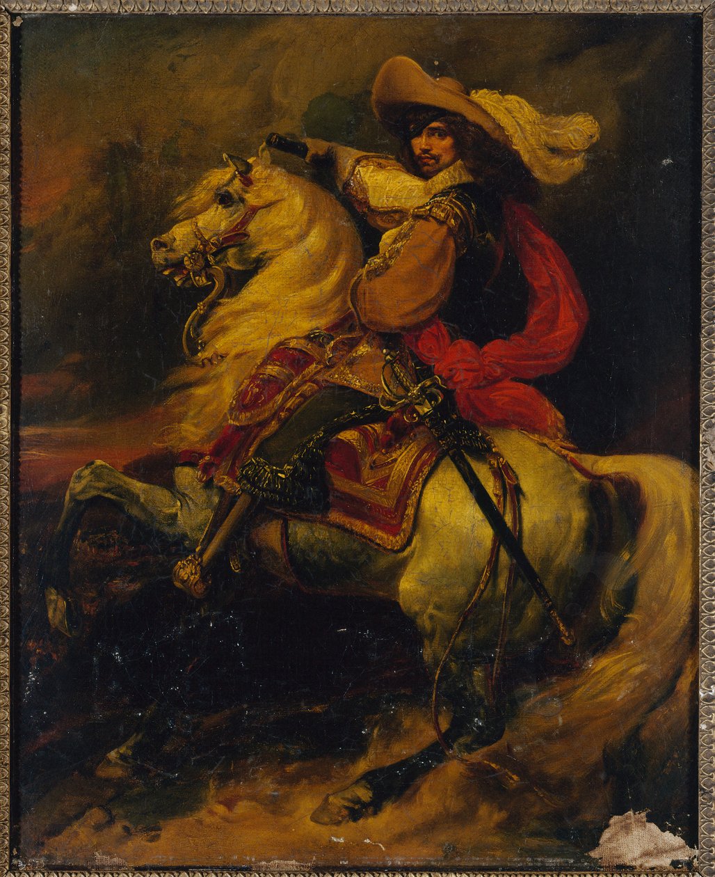 Francese: Ritratto equestre di Josias, conte di Rantzau (1609-1650), maresciallo di Francia da Jean Alaux