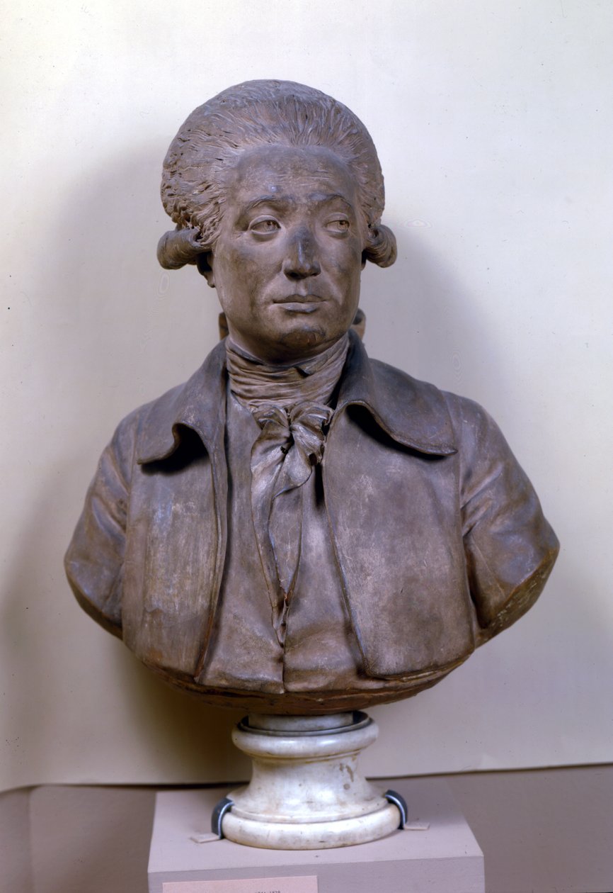 Busto di Marie Jean Antoine Nicolas de Caritat (1743-94) Marchese di Condorcet, 1785 da Jean Antoine Houdon