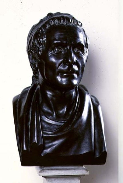 Jean Jacques Rousseau (1712-78) 1778 (bronzo) da Jean Antoine Houdon