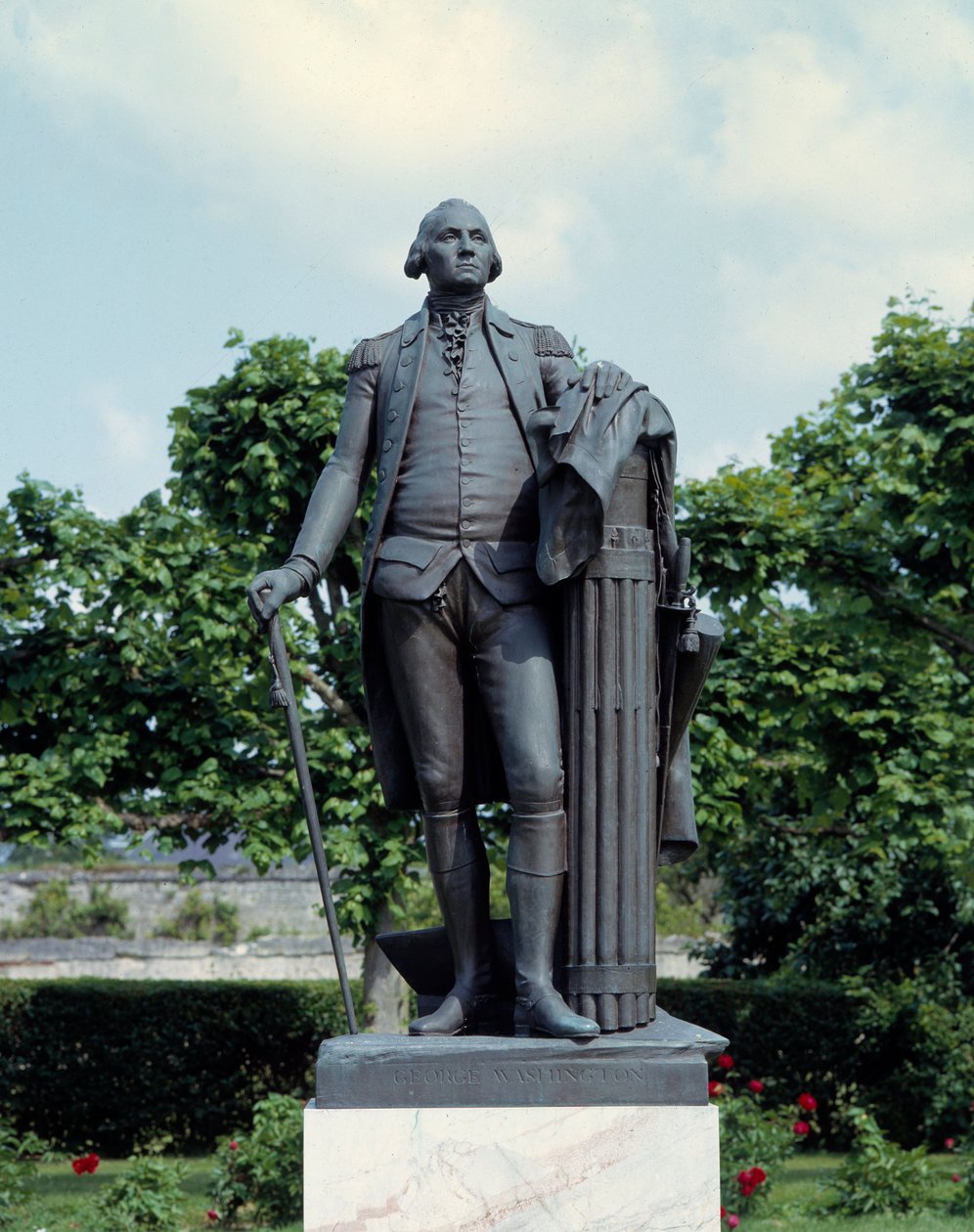 Ritratto di George Washington (1732-1799) Scultura di Jean Antoine Houdon (1741-1828) XVIII secolo da Jean Antoine Houdon