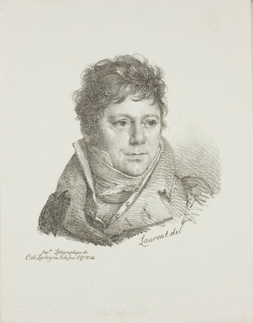Ritratto di M. Chenard da Jean Antoine Laurent