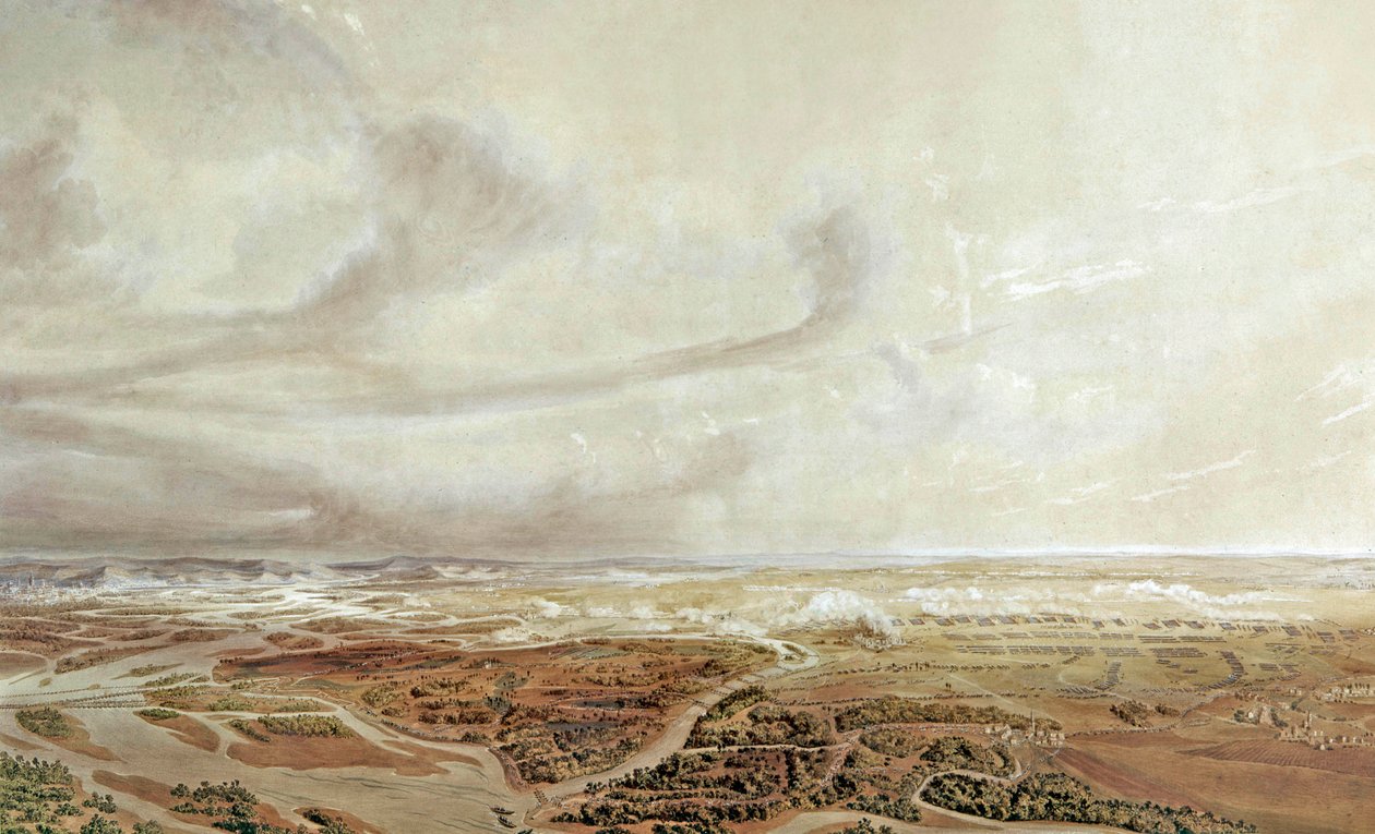Battaglia di Wagram (5-6 luglio 1809): vittoria francese contro gli austriaci da Jean Antoine Simeon Fort