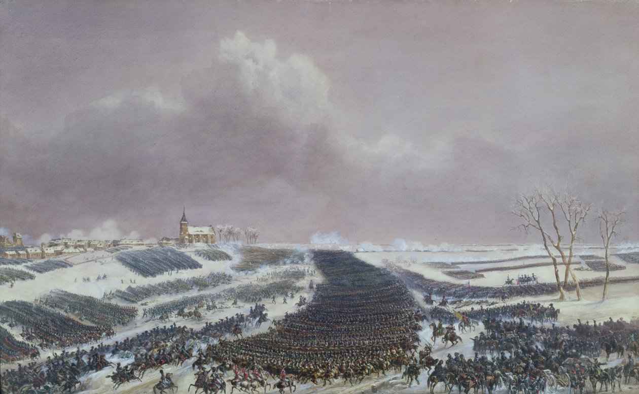La battaglia di Eylau, 8 febbraio 1807 da Jean Antoine Simeon Fort
