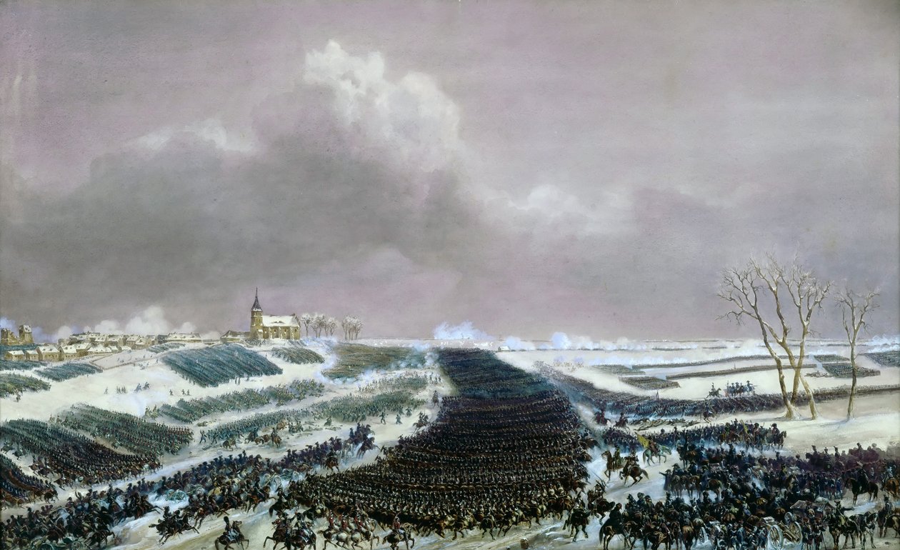 La battaglia di Preussisch-Eylau, 8 febbraio 1807 da Jean Antoine Simeon Fort