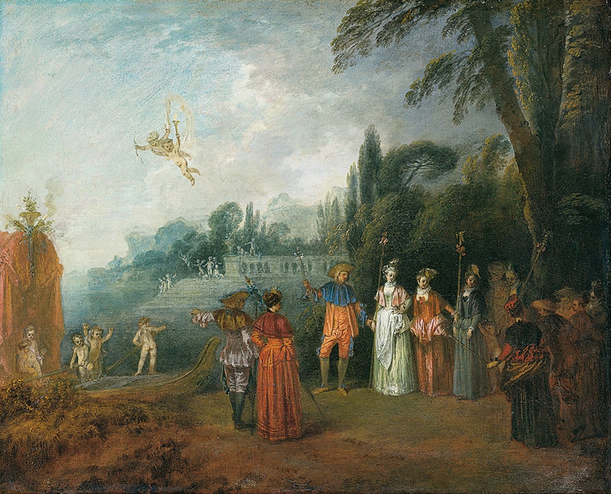 Imbarco per Citera da Jean Antoine Watteau
