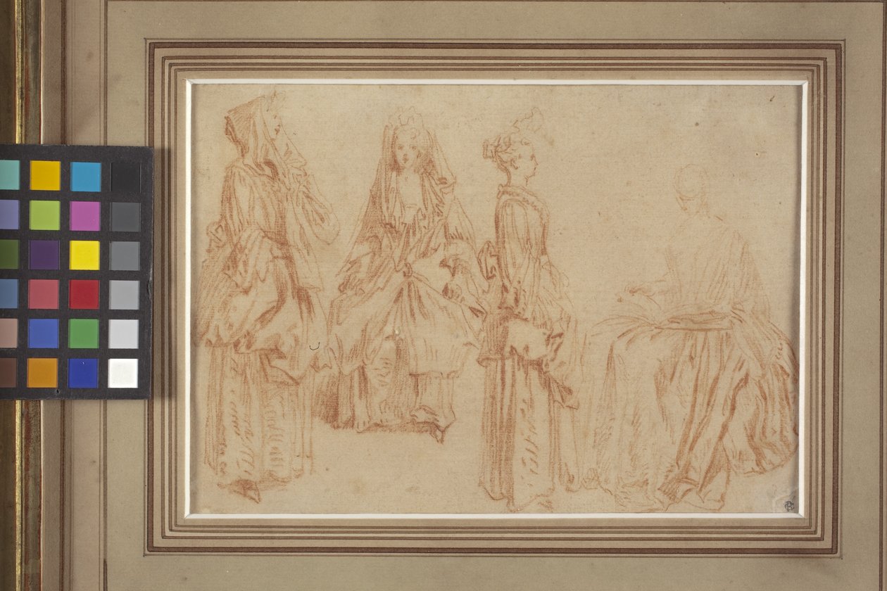 Quattro Signore da Jean Antoine Watteau