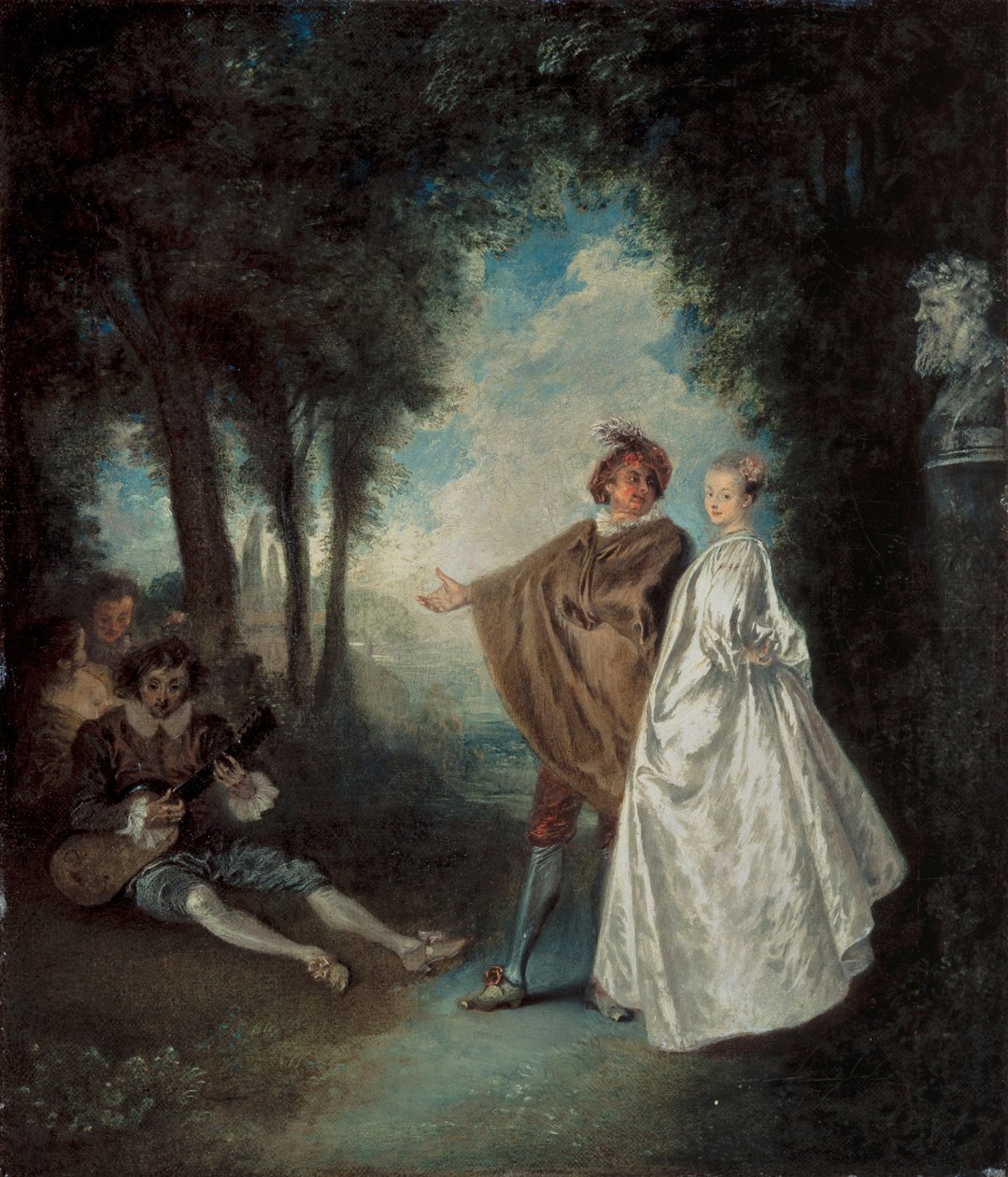 La passeggiata da Jean Antoine Watteau