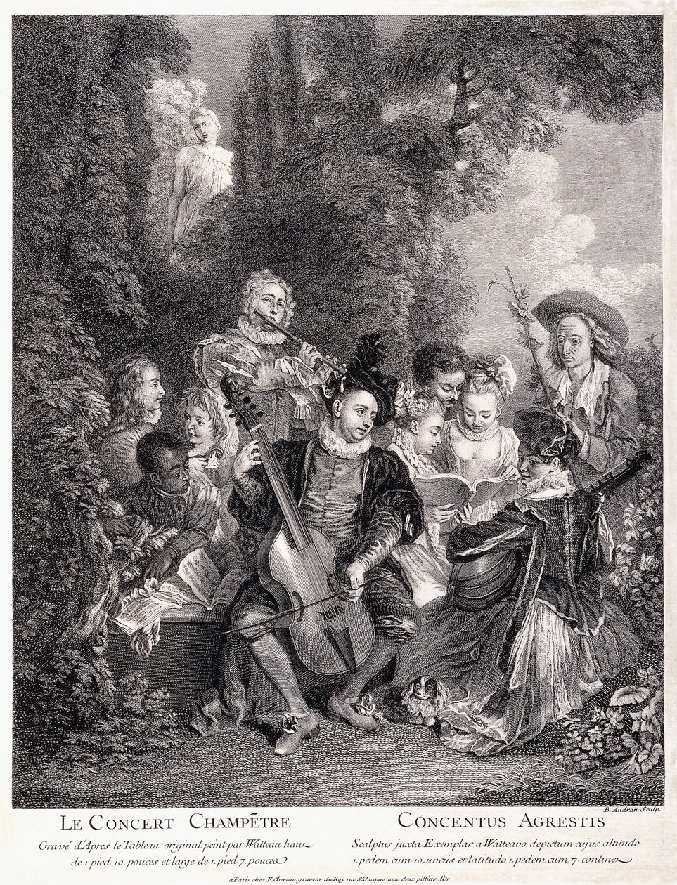 Il Concerto Campestre da Jean Antoine Watteau