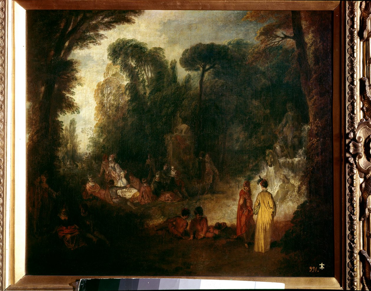 Festa in un parco da Jean Antoine Watteau