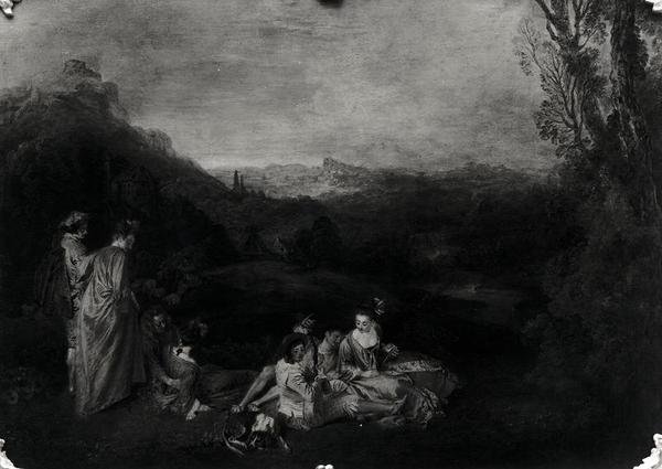 Amore pacifico, c.1718-19 da Jean Antoine Watteau