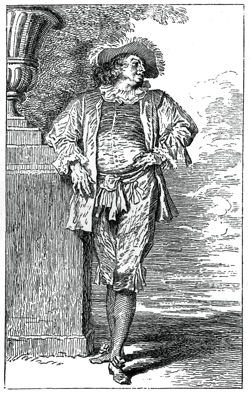 Costume contadino, 1885 da Jean Antoine Watteau