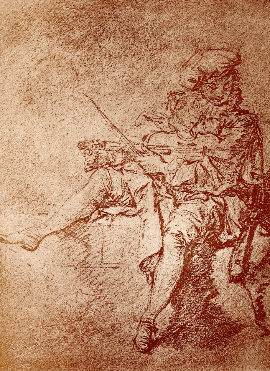 Il violinista da Jean Antoine Watteau