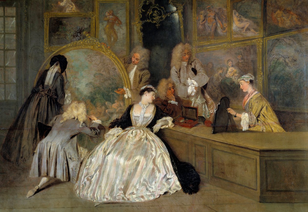La scelta (dettaglio) da Jean Antoine Watteau