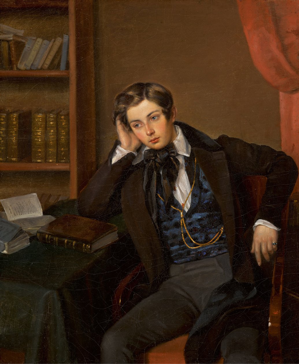 Ritratto di Vladimir Nikolaevich Karamzin 1819-1878, 1935 da Jean Auguste Bard