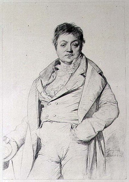 Ritratto di un Uomo da Jean Auguste Dominique (after) Ingres