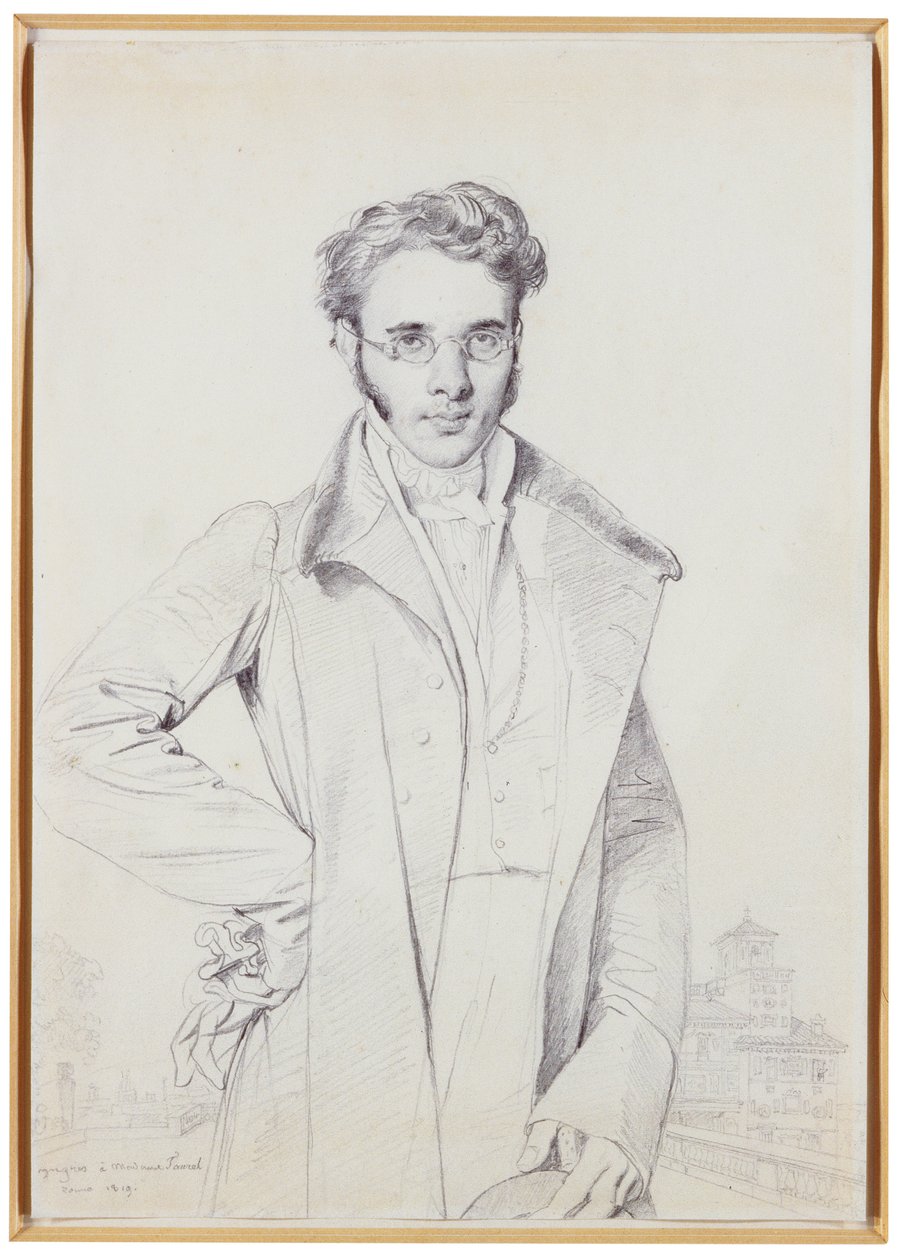 André-Benoît Barreau, detto Taurel, 1819 da Jean Auguste Dominique Ingres